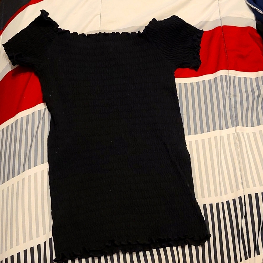 Black stretch top